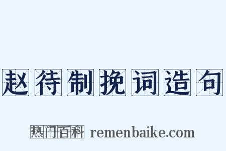 赵待制挽词造句是什么意思的图片